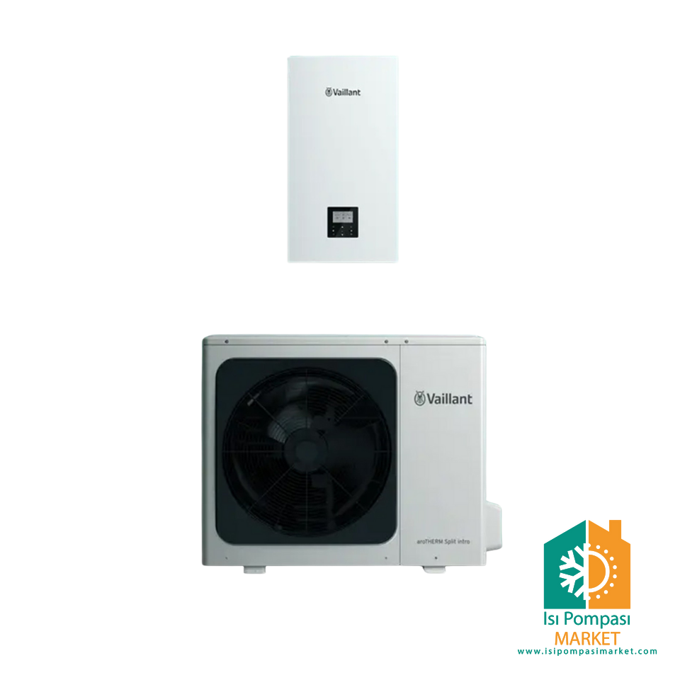 Vaillant aroTHERM split intro 12 kW Isı Pompası - Takviye Elektrikli Isıtıcılı (3kW)