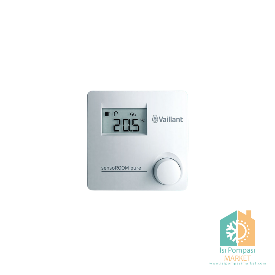 Vaillant sensoROOM pure VRT 50/2 Dijital Modülasyonlu Oda Termostatı (Kablolu)